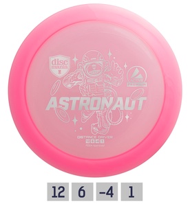 Diskgolfo diskas Distance Driver ASTRONAUT Active Premium Pink